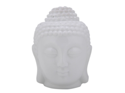 Incenso, Queijeira com Cabeça de Buda Branca, Difusor de Óleos Essenciais e Vela Térmica LAXISCREED