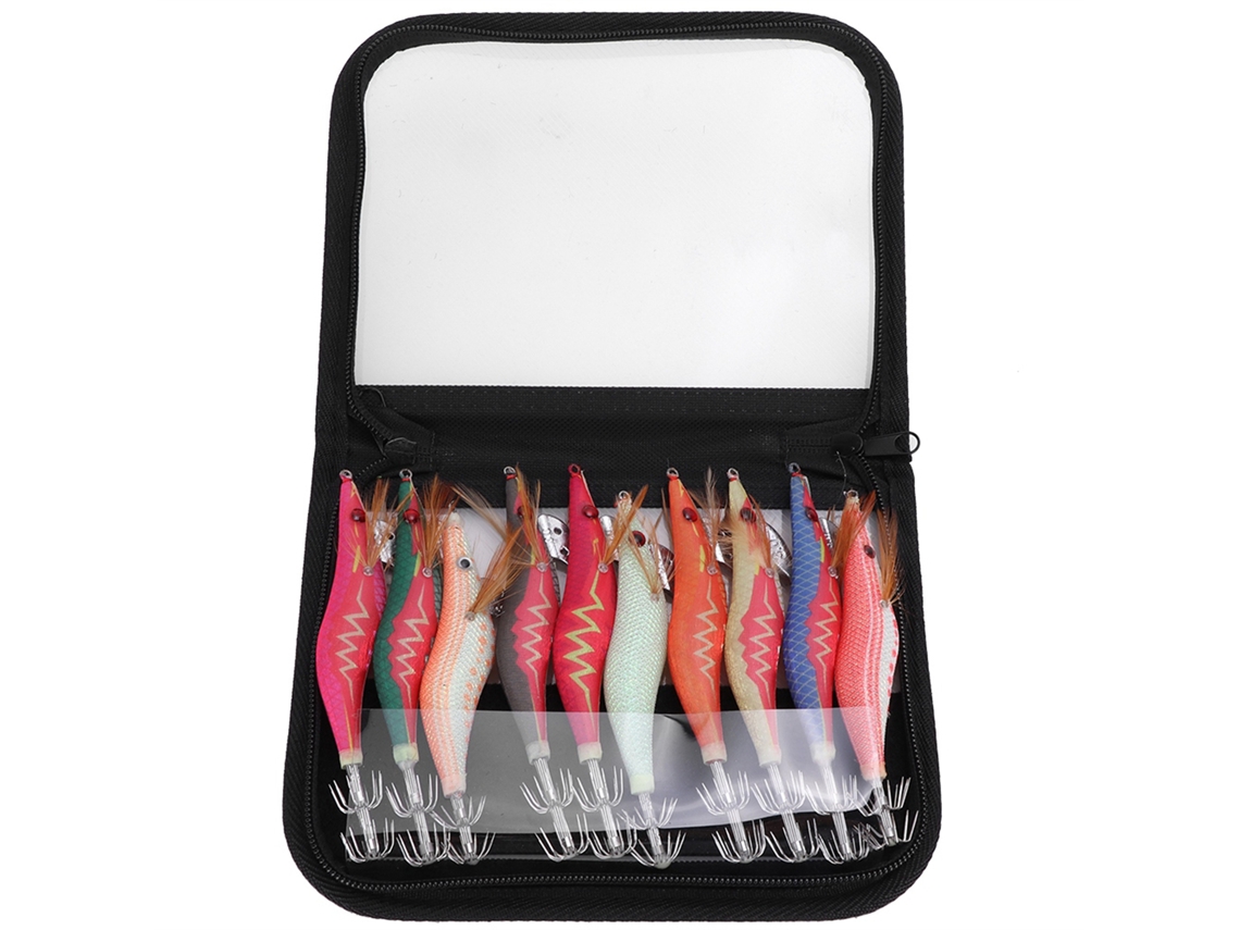 Fishing Shrimp Squid Bait (10 Pieces With Box 13.5 Cm)