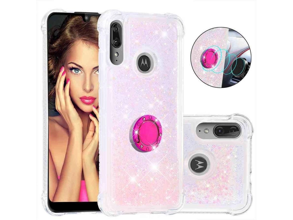 Capa Motorola Moto E6 Plus HONGWE. Rosa