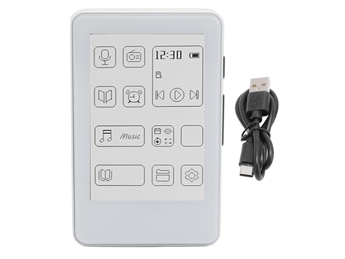 Reprodutor Mp3 LAXISCREED Tela E ink 2.7 Polegadas