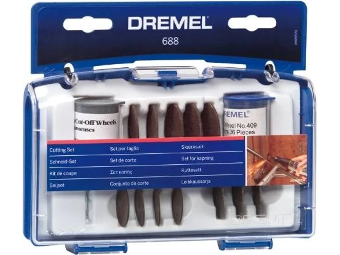 Set de 69 acessórios de corte DREMEL
