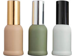 Nuobesty De 3 Frascos De Vidro Com Spray, 10ml, Cores Suaves, Frascos Portáteis Vazios