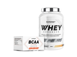 Programa De Recuperação Muscular 100 Whey Proteine Advanced 900g Chocolate Bcaa Xtreme Superset Nutrition
