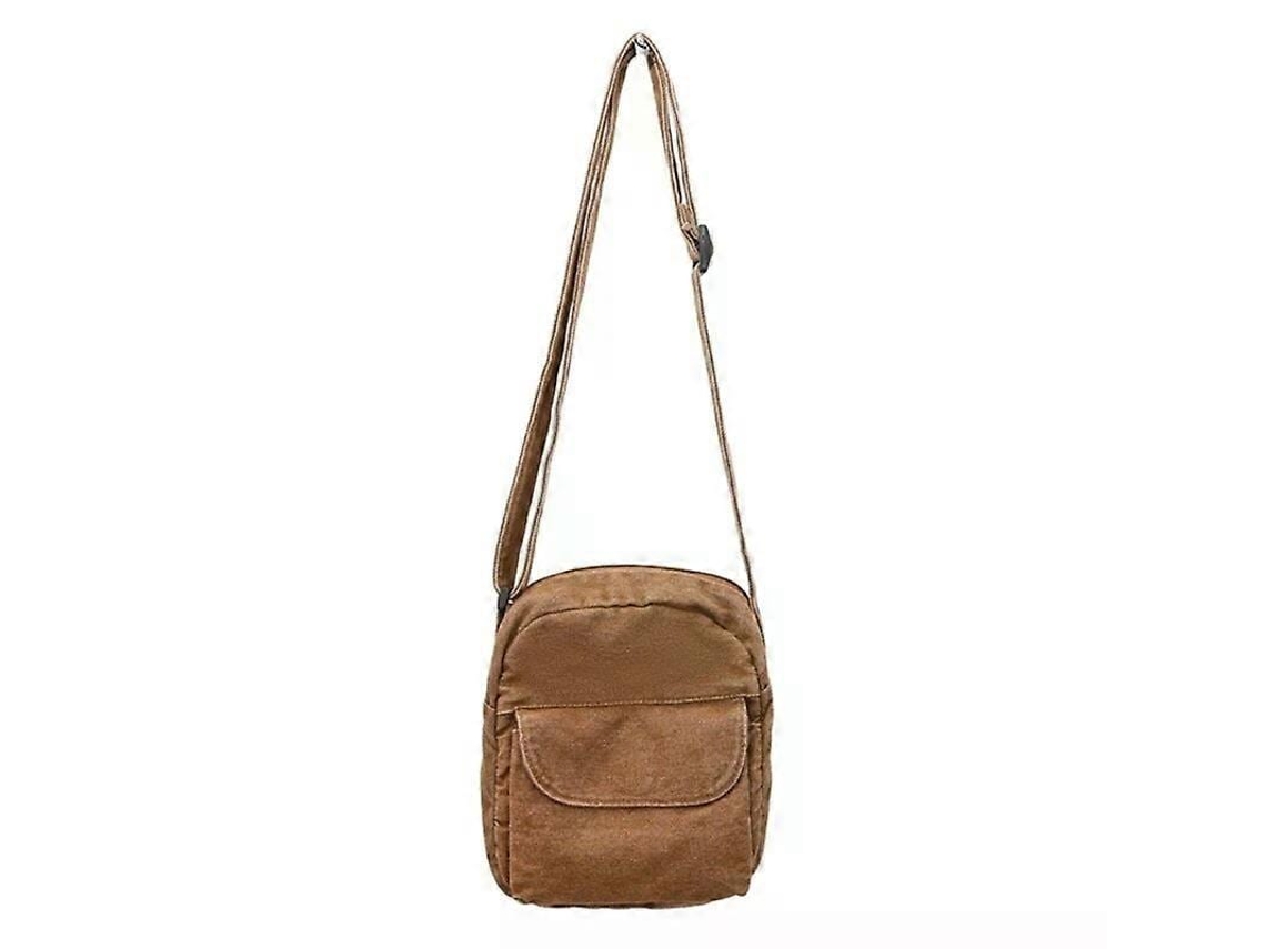 Bolsa Transversal De Jeans Lavado Pequena Para Telefone Chaves Cartões