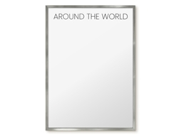 Magnetic Glass Board Around The World For The Hall Espelharte (50x70 Cm)