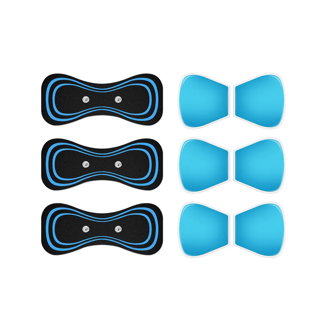 Almofadas De Gel Para Treinamento Pescoço Ems, Treinador Silicone, Muscular Reutilizável Abdômen, ~00792