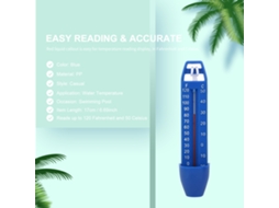 Termômetro De Piscina Flutuante (medição De Temperatura Com Corda)