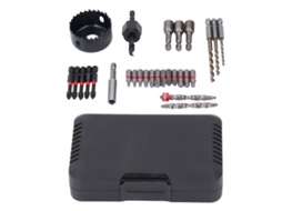 Conjunto De Bits De Parafusadeira Multifuncional Hex Cruz Estrela Impact Para Madeira Metal Cimento