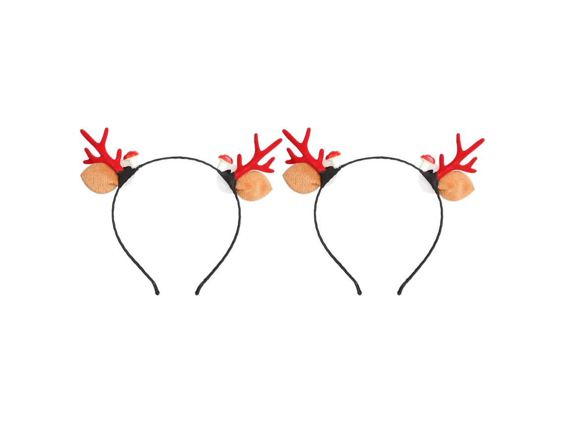 Tiara De Antenas Natalina Para Adornar Cabelo Em Festas De Fantasia