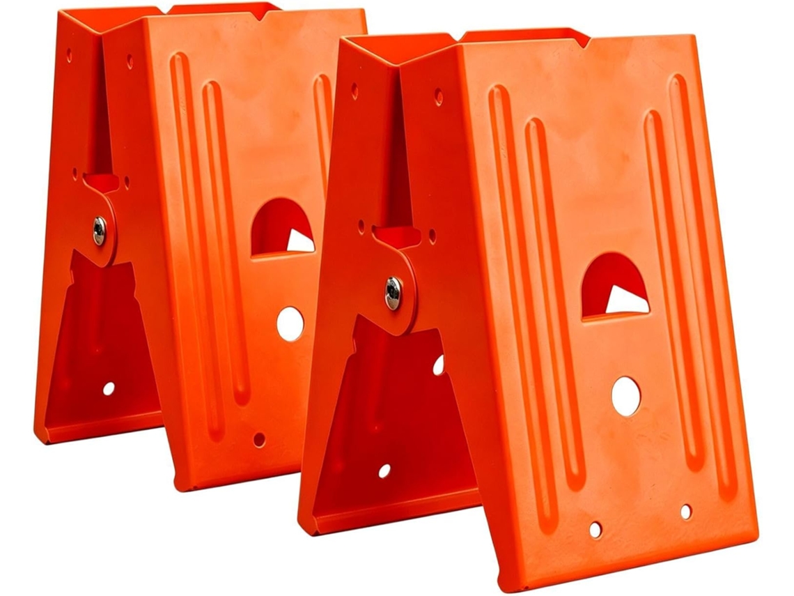 Conjunto De 2-conectores Para Cavalete Carpinteiro Ferragens Fixação Metal