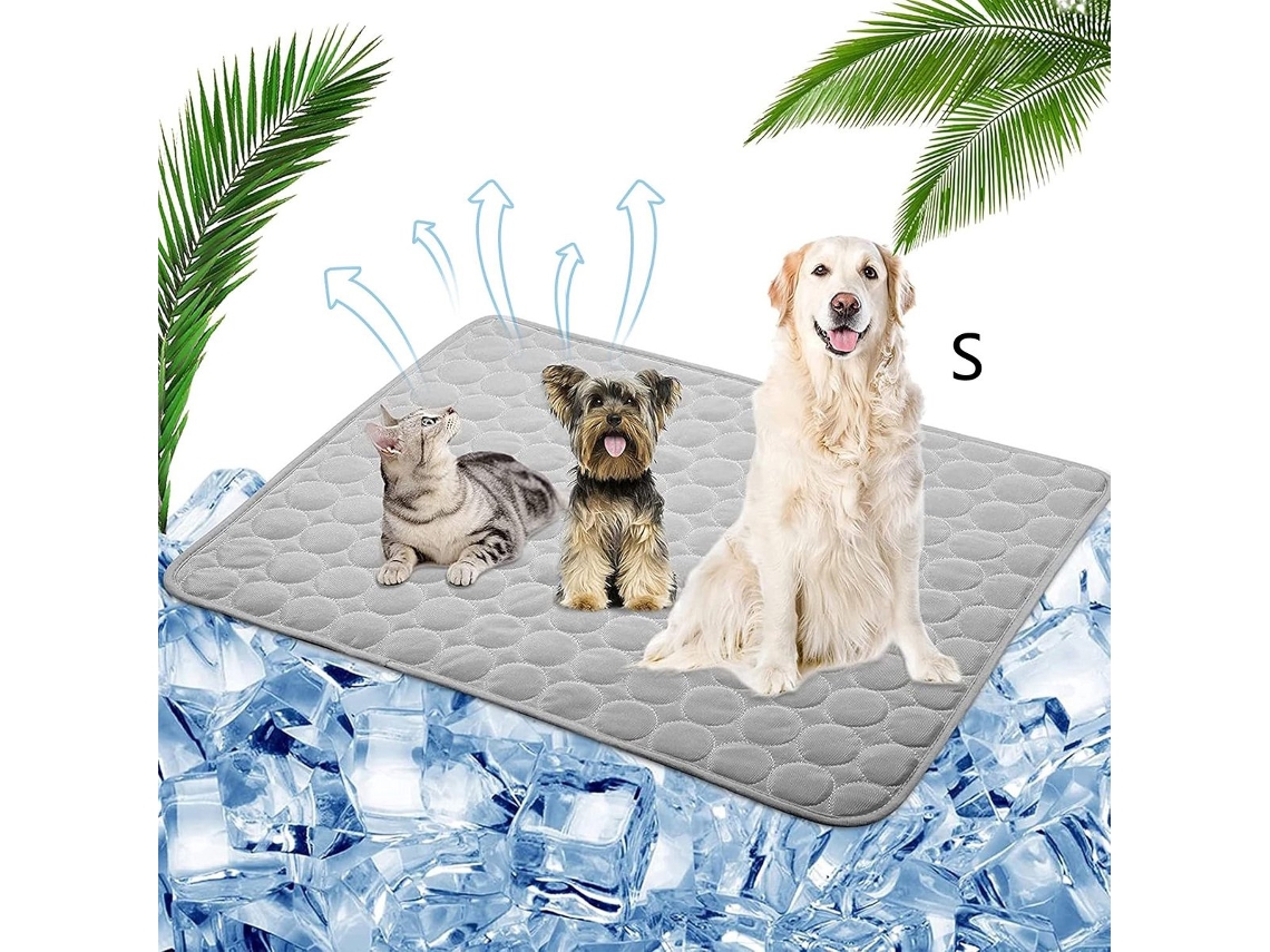 Tapete Refrescante, para Cães e Gatos, 50x40 Cm, Cinza AQUAFORGE