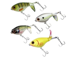 Lure (with Floating Rotating Tail, Suitable For Outdoor Fishing) Yuexinghui 4-piece Artificial Bait 75mm/17g