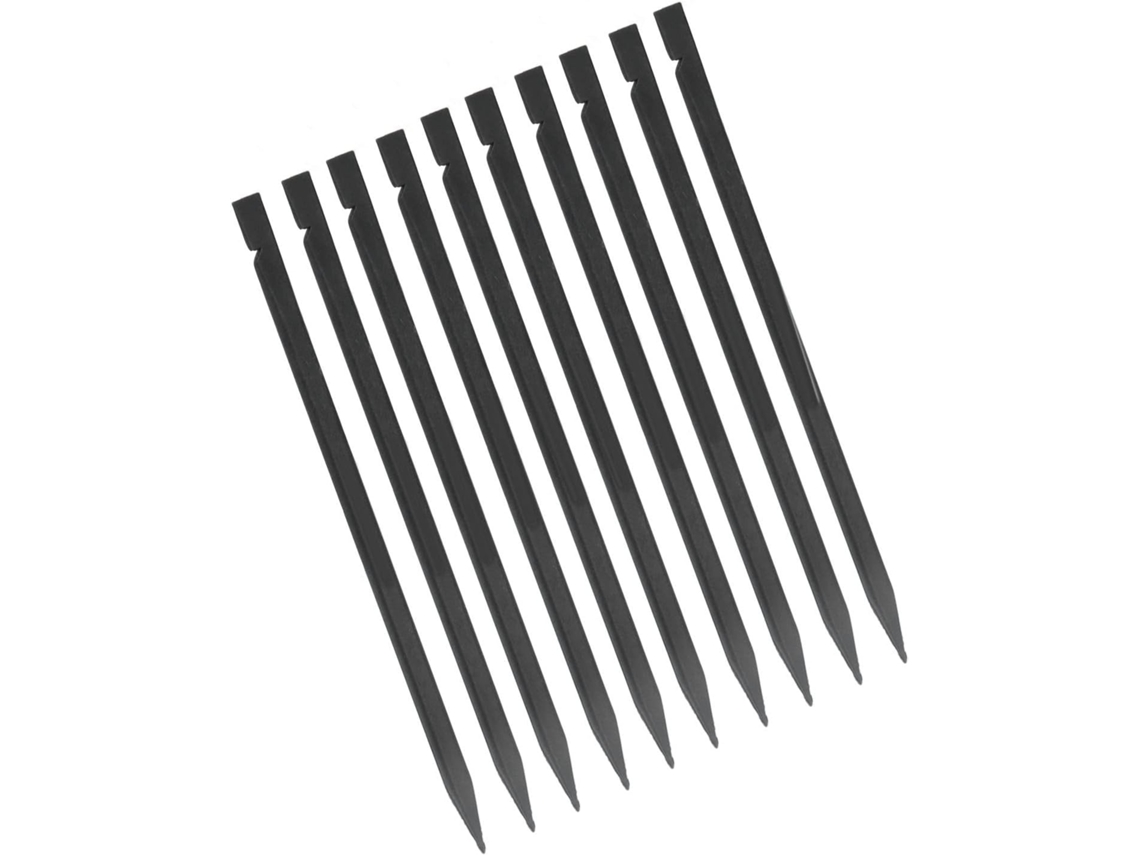 Conjunto De 10 Espátulas Estáticas Plástico Yinhing Best 126, Com Ponta Dupla,