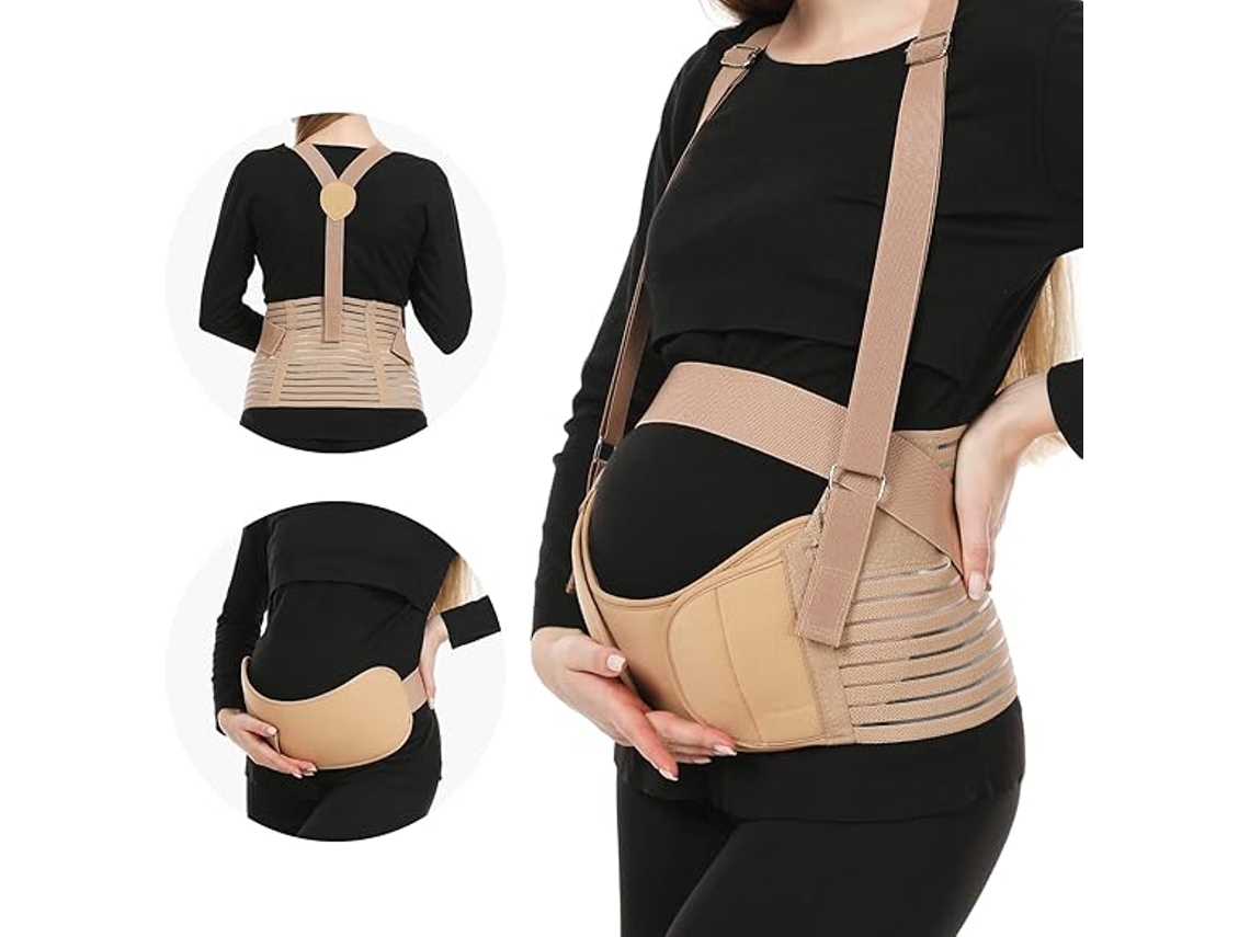Bandagem Abdominal Para Gestantes, Cinto De Suporte Para A Pele Durante A Gravidez Slowmoose