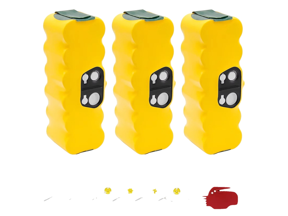 Bateria, Capacidade De 6000mah, Compatível Com A Série Irobot Roomba, 3bat Com Ac, 14.4 V