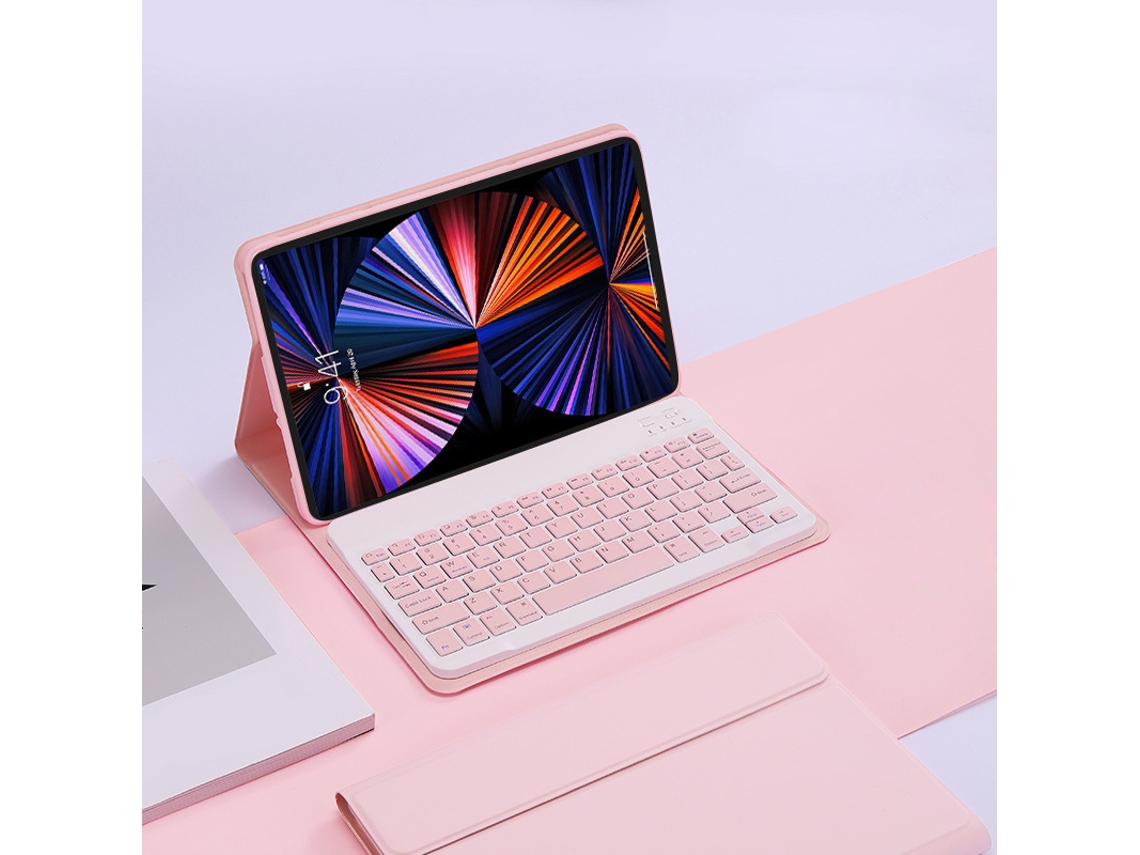 Capa Teclado Para Lenovo Xiaoxin Pad 11 (2024) Polegadas ,com Teclado Bluetooth (rosa) Cuich