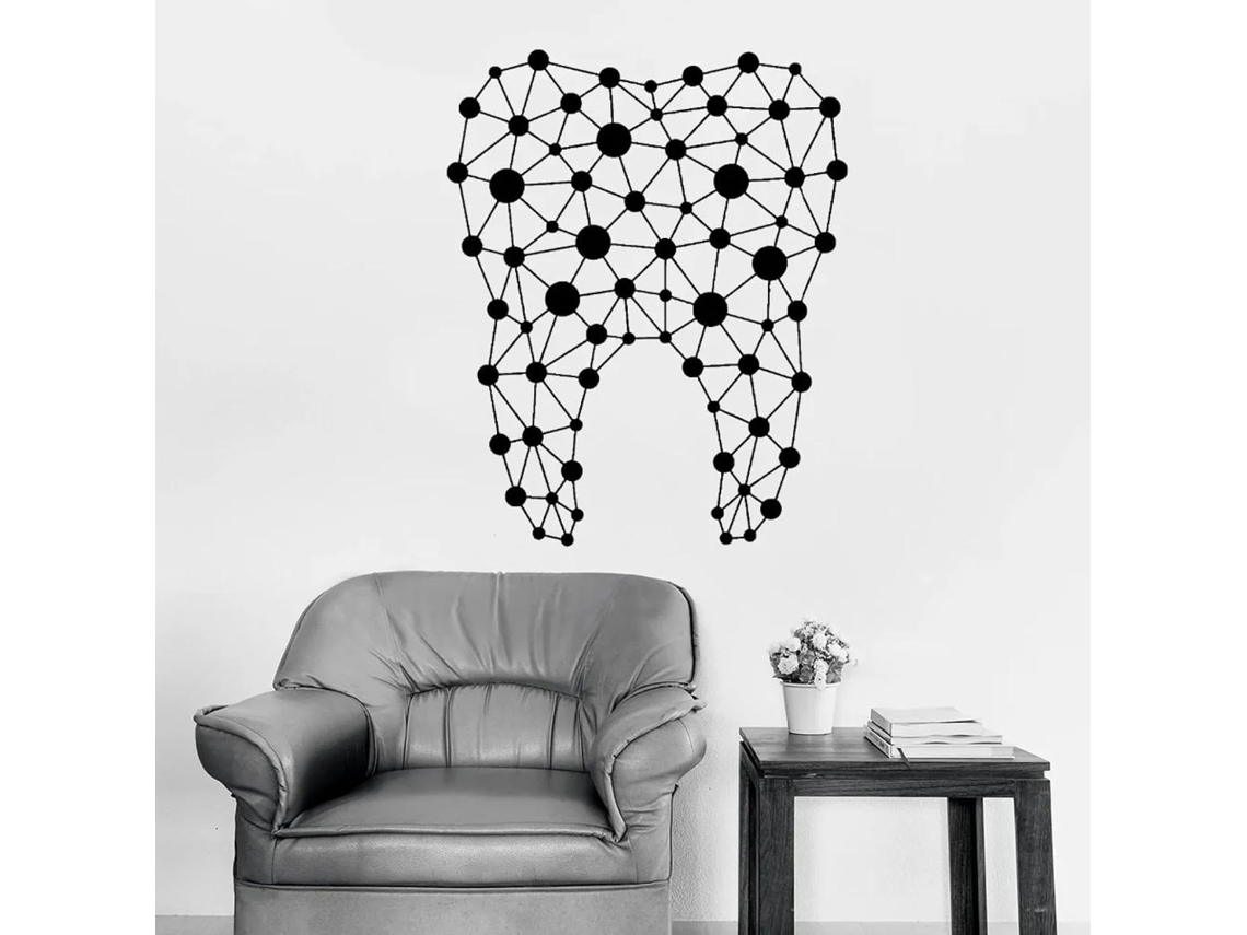 Adesivos Murais Abstratos Para Gabinetes Dentários, Adesivos Decorativos Para O Interior De Escritórios, Adesivos Em Vinil Para Portas E Janelas.