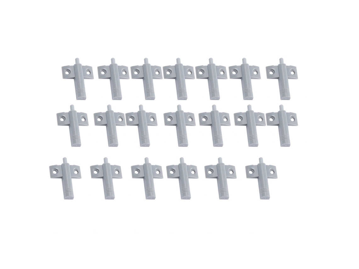 Amortecedores Primerox de Plástico para Gavetas, Armários e Portas com Fechamento Silencioso, 20pcs