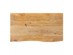 Vidaxl Tampo De Mesa C/ Borda Viva 100x60x2,5 Cm Mangueira Maciça