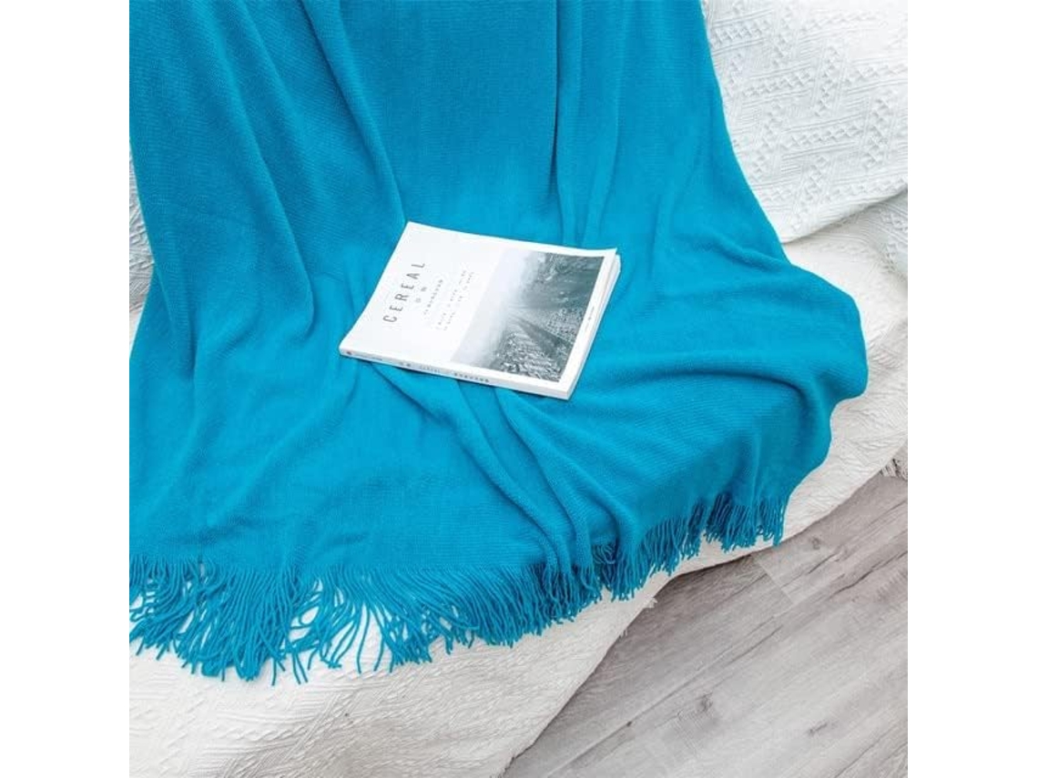 Mantas de Tricô Mantou para Quarto Cama Sofá Manta Decorativa Fios Viagem Escritório Cochilo Colcha, Macio, Qu
