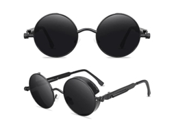 2026 óculos de Sol Redondos Unisex Estilo Moderno Uv400 Anti reflexivo para Condução, Pesca e Uso Casual