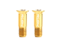 Parafusos de roda de câmbio Business em liga de titânio, M5x14.2mm, para bicicleta S/MARCA