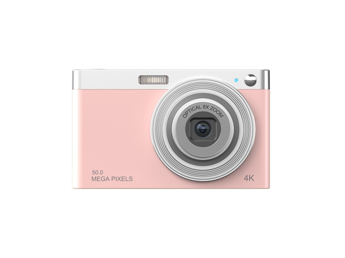 Halinuia Câmera Digital 4k Zoom Óptico 8x Tela 2,88 Polegadas (rosa)