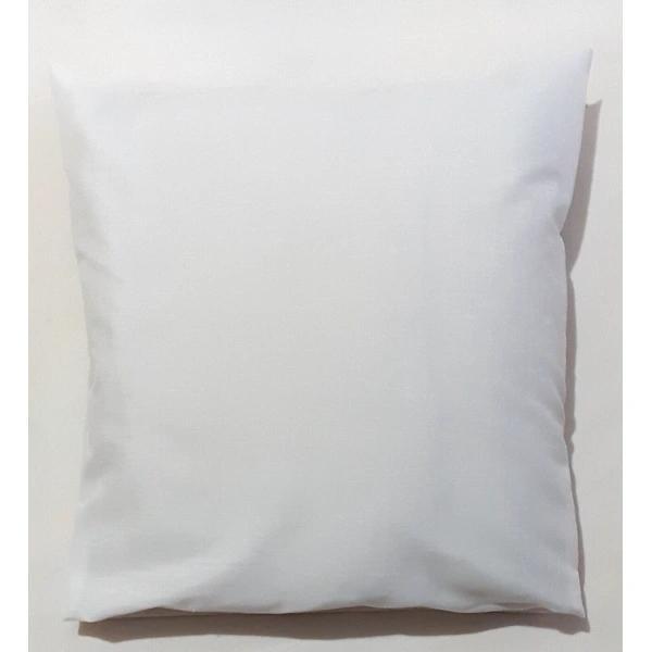 Fronha Quadrada De Algodão 100% Puro, Cor Sólida, Para Sofá, Tamanhos De 10 A 24 Polegadas (45 X 45 Cm), Branca.