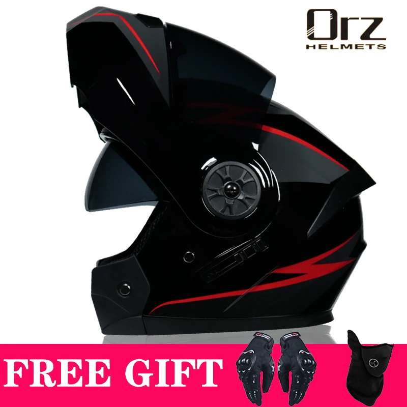 (s) Capacete De Motocicleta Flip-top Com Certificação Dot Mais Recente E Viseira Solar Integrada.