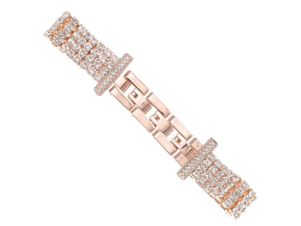 Pulseira De Relógio Inteligente Em Ouro Rosa, Substituível, Ideal Para Comemorações Femininas, Como Aniversários Olysi Shop (1 Conjunto)
