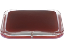 Mini Espelho de Maquiagem Dobrável, 10 Lenços de Bolso, Vermelho Vinho, Compacto para Bolsas e Dispositivos Portáteis. CHABERLU