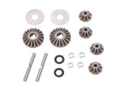 Mali conjunto de Engrenagens Cônicas Diferenciais de Aço para Carro Rc Zd Racing 1/7 Dbx07 Mtx07 Ex07