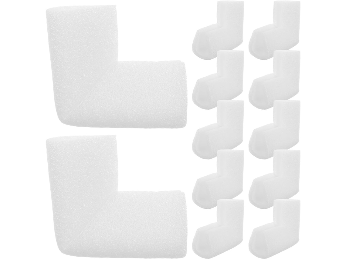 Proteções D'angle 12 Peças Em Mousse Epe Blanches