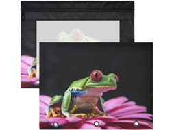 Pasta Frmg Rainforest Tree Frog Com Bolsos Lápis Fichário De 3 Argolas A4 Fecho, Pastas Documentos A0900608a