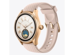 Smartwatch Attend/fazer Chamadas Monitoramento de Saúde 1.38 Polegadas IP68 À Prova Dágua Para Iphone Android Ouro Rosa Bestvite