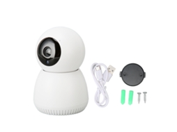 Câmera De Segurança Residencial Inteligente Sem Fio Com Wi-fi, Resolução Hd 1080p, Visão Noturna Infravermelha, Detecção Movimento, Áudio Bi
