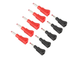 Conectores De Plugues Plátano De 4mm Com Capa Retrátil Para Equipamento De Segurança Industrial