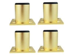 Patas De Mueble De Aleación De Aluminio Altura 80mm Oro Para Armarios Cocina Sofá Mesa Resistente Al Desgaste