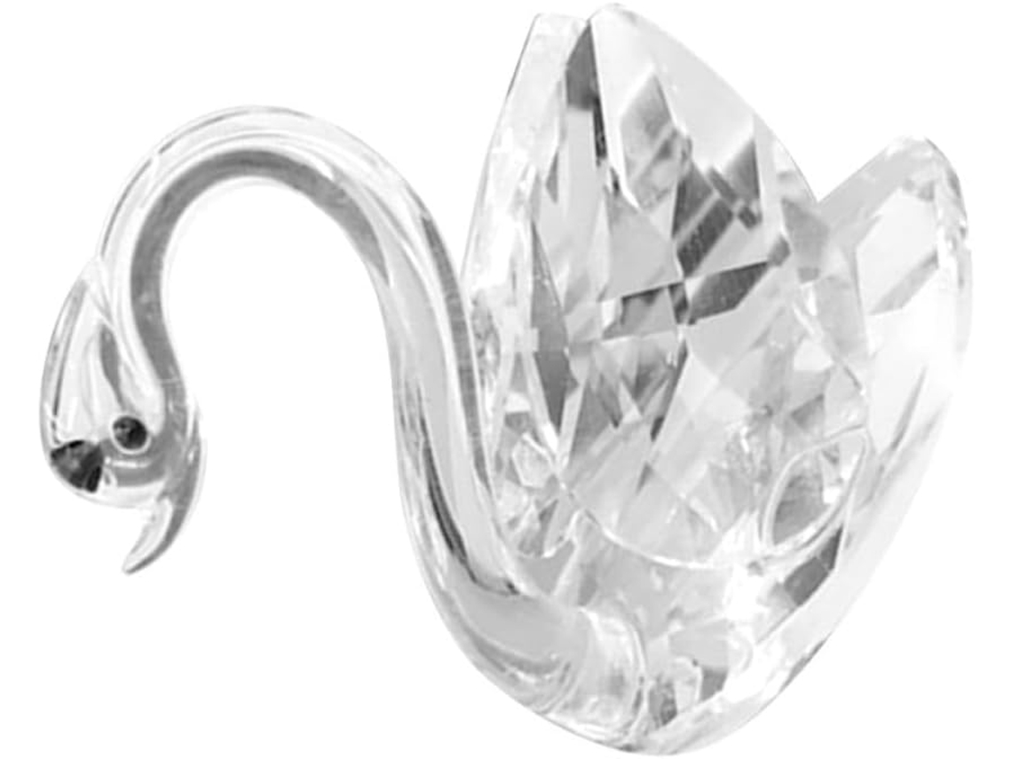 Escultura Cristal Forma Cisne Ornamento Decoração Estar Presente Vindas Acessório Casamento Mesa Sala Boas GOKOCO