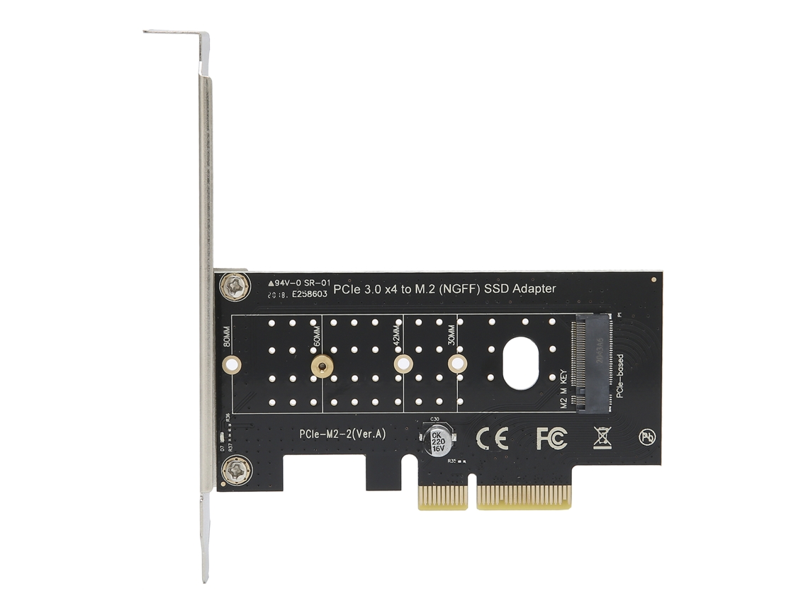 Placa Adaptadora Ssd Pcie 3.0 X4 Para Controlador De Host De Disco Rígido M.2 Ngff De Expansão