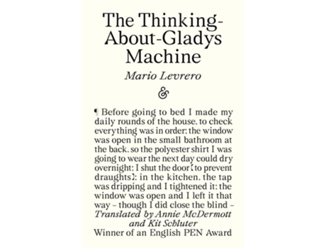 Livro The Thinking-About-Gladys Machine de Mario Levrero (Inglês)
