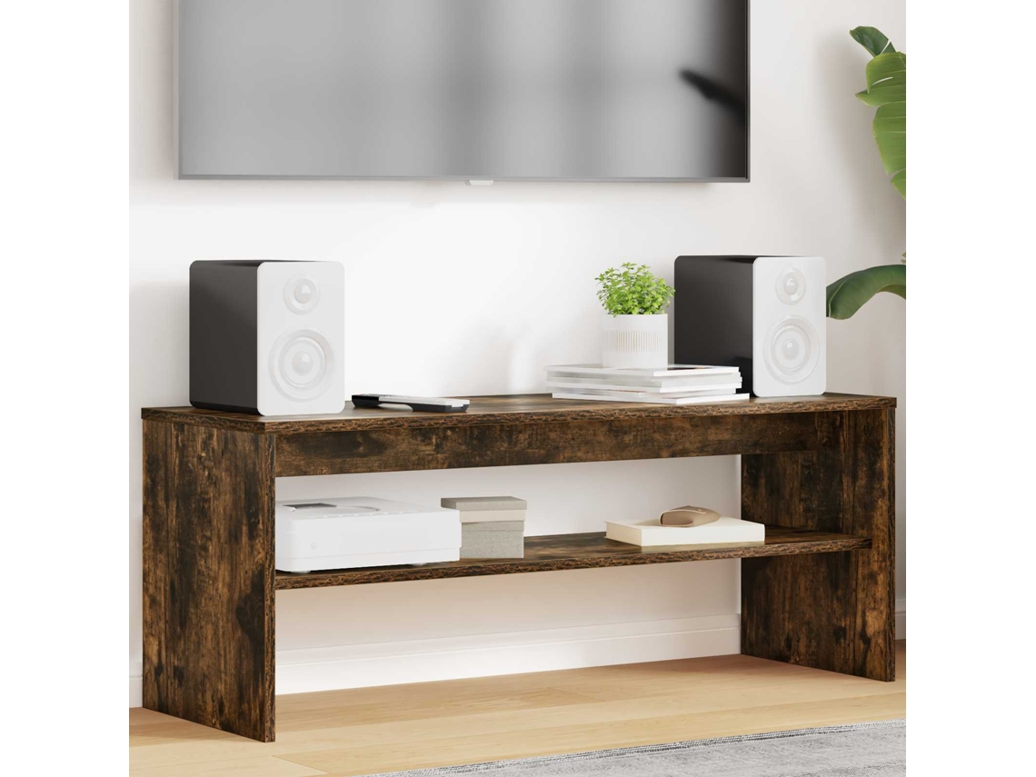 Vidaxl Gabinete Para Tv Carvalho Defumado 100 X 35 X 40 Cm