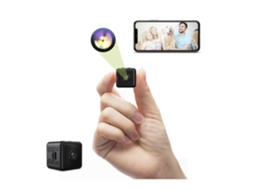 Mini Câmera Espiã Câmeras de Vídeo Sem Fio Aplicativo Profissional Wifi Nanny Camera Users Câmeras Hd 1080p Vídeo Hd Preto USHION