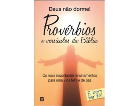 Livro Deus Não Dorme! - Provérbios e Versículos da Bíblia de Bookout