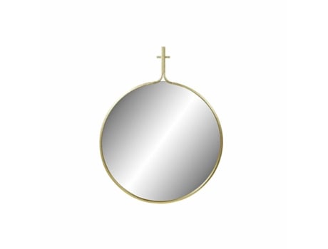 Espelho de parede DKD Home Decor Espelho Dourado Metal (72 x 2 x 91,5 cm)