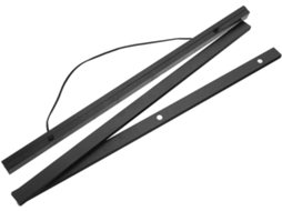 Moldura Magnética Pôsteres Madeira Escura Acabamento Refinado Conjunto 4 Peças Suporte Pendurar Salões Festas GOKOCO