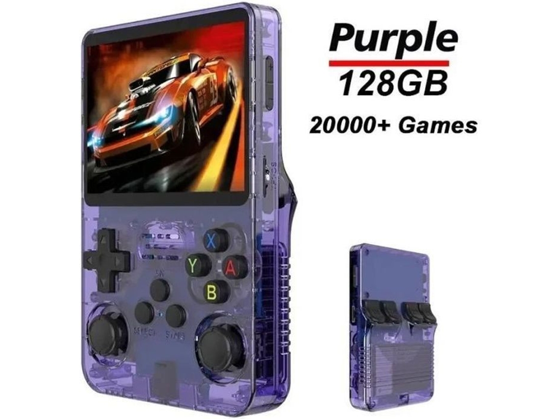 Console Portátil Retrô, Tela Ips de 3,5 Polegadas AQUAFORGE