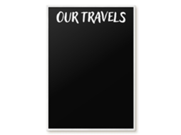 Magnetic Board Our Travels For The Living Room Espelharte (70x100 Cm)