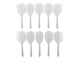 Yncm-kit 10 Pontas E Asas De Dardo Plástico Branco