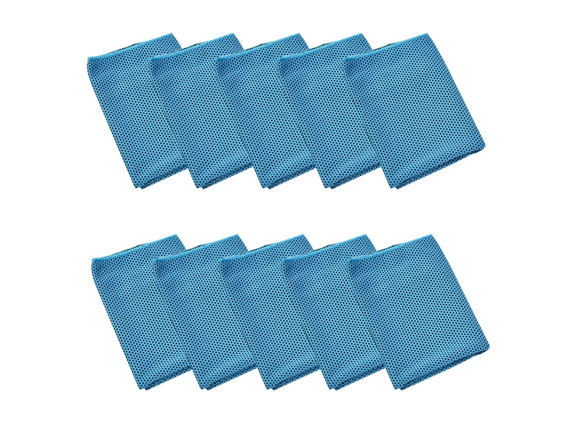 Pacote com 2 Toalhas Refrescantes 30x90cm Antitranspirante Fria para Cabeça e Pescoço Macia e Respirável para Yoga, Golfe e Academia AQUAFORGE